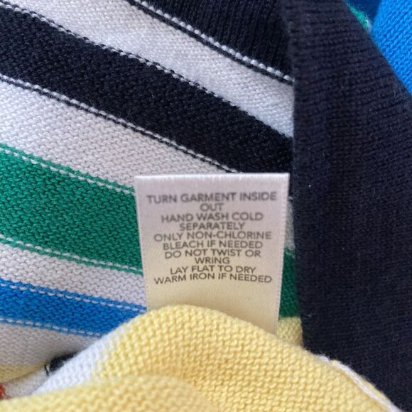 NWT cj banks White Multicolored Stripes Cardigan Sweater 2X - Picture 6 of 7